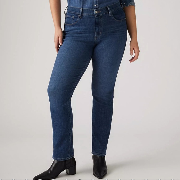 Levi's Blue Straight Leg Jeans Classic Style - Picture 1 of 14